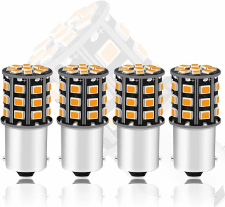 Universal 4 X 4 Daytime Running Light Led Car Grill Raptor Style (Yellow) (Set Of 4 Pcs)